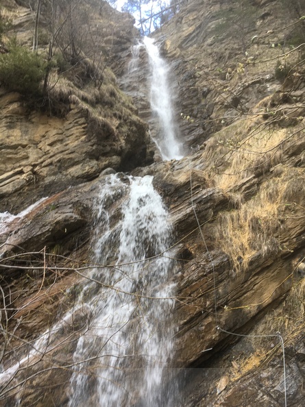 Drugi in tretji slap Dobršnika Drugi slap Dobršnika